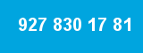927 830 17 81